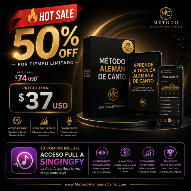 Hot Sale 50% OFF - Método Alemán + SingingFY