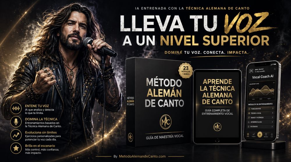 Método Alemán de Canto - Mockup