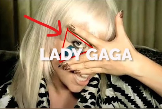 Lady Gaga ojo piramide